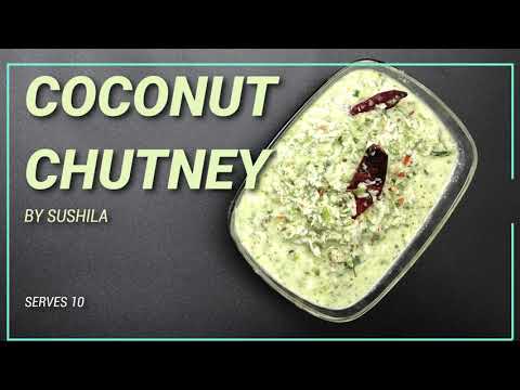 Coconut Chutney Recipe | How to make Coconut Chutney at home