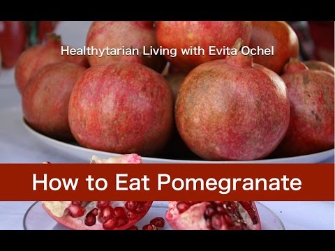 How to Eat a Pomegranate: Nutrition, Health Benefits, Tips & Demo