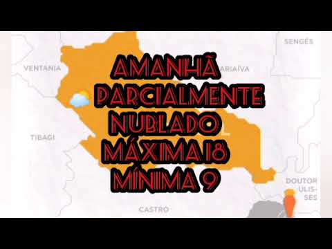 PREVISÃO DO TEMPO PIRAÍ DO SUL PARANÁ 24 DE NOVEMBRO DE 2026 TERÇA FEIRA 