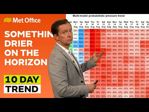 10 Day Trend 02/08/2023 – More wet and windy but then….. - Met Office Weather Forecast