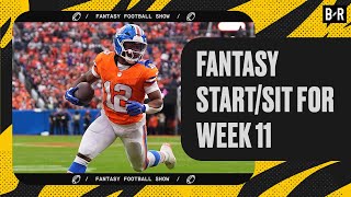 Fantasy Start/Sit for Week 11 | Fantasy Football Show