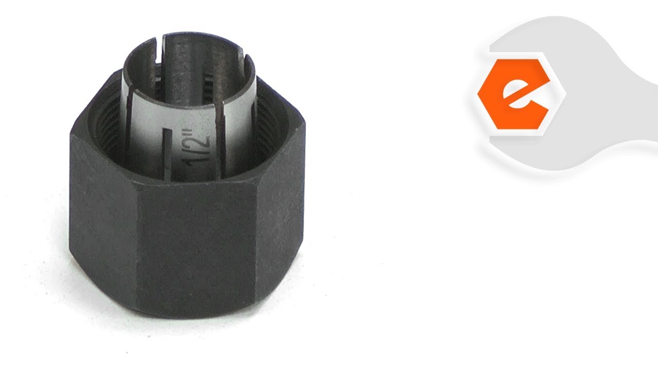 Replacing your DeWALT Router Collet And Nut (1/2-inch)