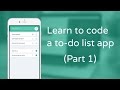 Vidéo pour "javascript todo list"