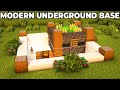 Minecraft: EASY Modern Underground Survival Base [Tutorial]
