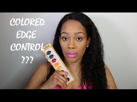 HOW I Make COLORED EDGE CONTROL GEL