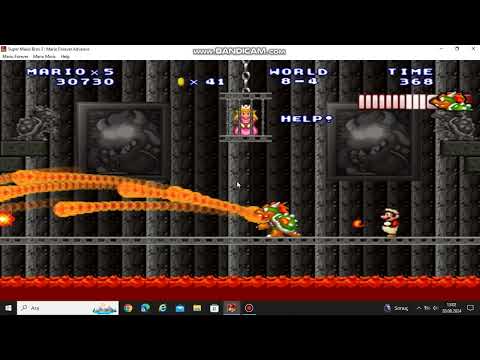 Mario Forever advance edition world 8-4 (ilk denemede geçtim)