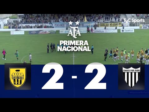 Santamarina 2-2 Chaco For Ever | Primera Nacional | Fecha 33