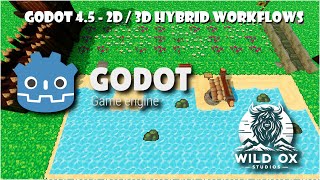 Godot 4.5 - 2D / 3D Hybrid Workflows (Octopath Traveler Type)