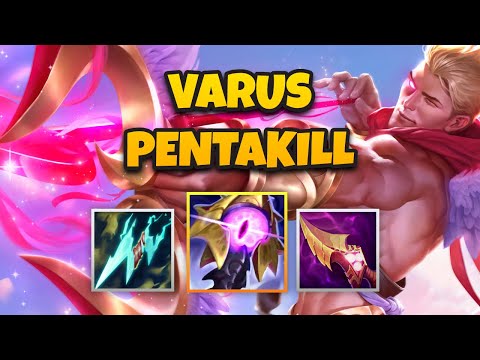 VARUS PENTAKILL EUW vs DRAVEN [ ADC ] Grandmaster Patch 13.13 ✅