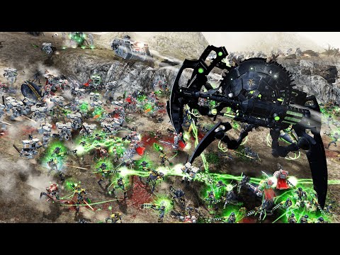 WARHAMMER 40,000 Massive Battle: Space Marines vs Necrons