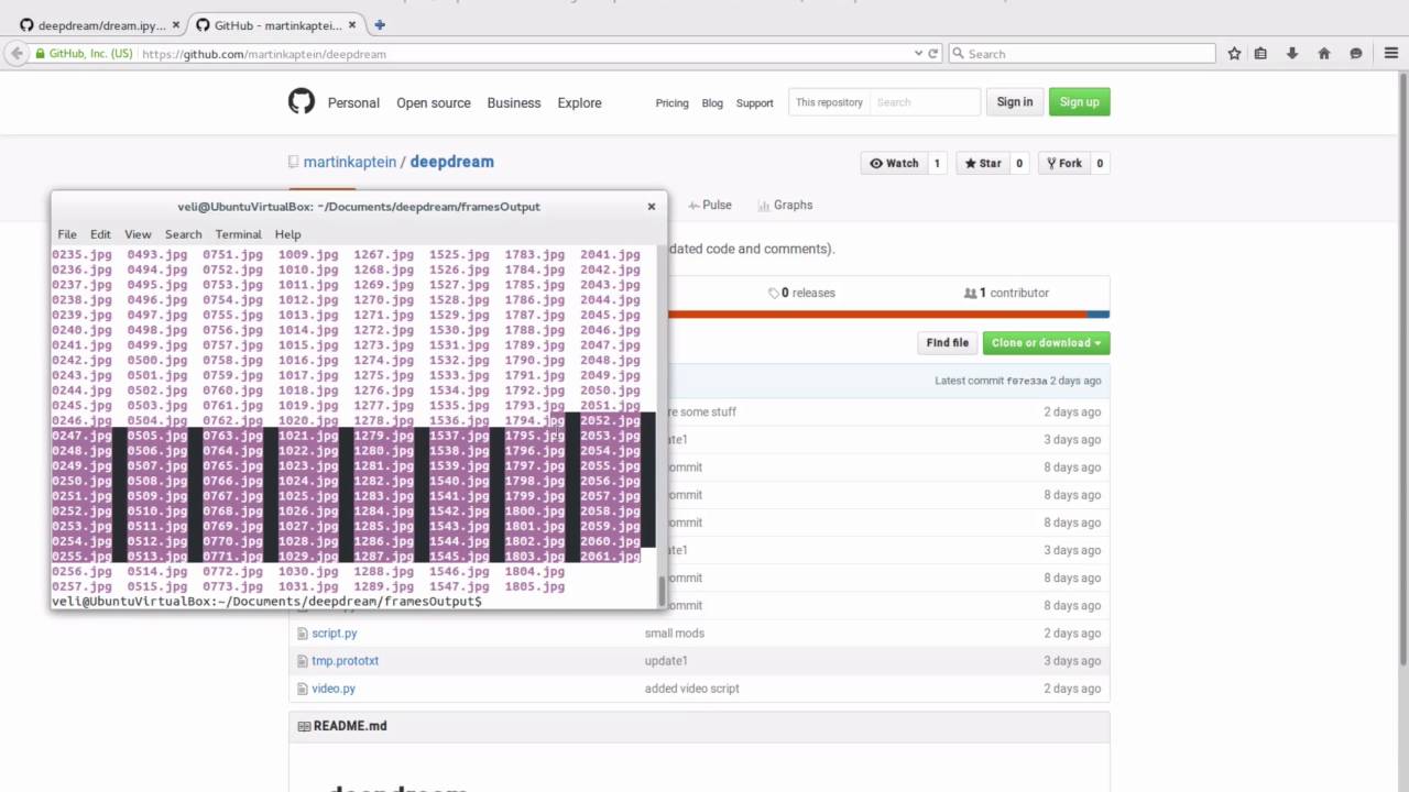 How to create a Google DeepDream video