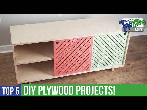 Top 5 DIY Plywood Projects! The Best Maker Videos for Your Next Build!