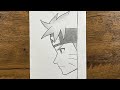 Easy Anime Drawing How To Draw Naruto Uzumaki Step By Step