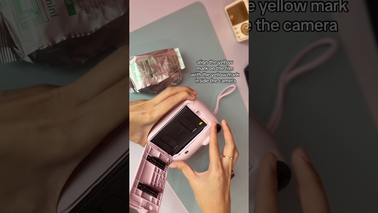 How to load film in Instax Mini 12 #instax  #instaxmini #fujifilminstax