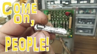 They Put Foil On The Fuses!  - Bubba Shot The Pinball #3 - Bally 1979 Star Trek Machine Repair