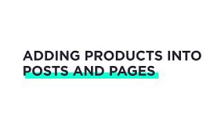 BigCommerce for WordPress Tutorial: Adding Products into Posts and Scripts