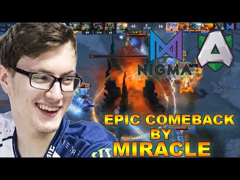 Craziest Comeback of all time | Nigma vs ALLIANCE | OMEGA LEAGUE DOTA 2