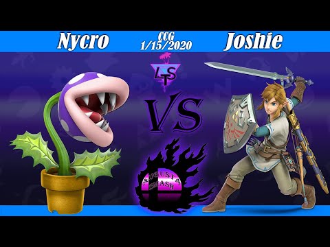 CCG Smash Ultimate 1/15/2020 - Nycro (Piranha Plant) vs Joshie (Link)