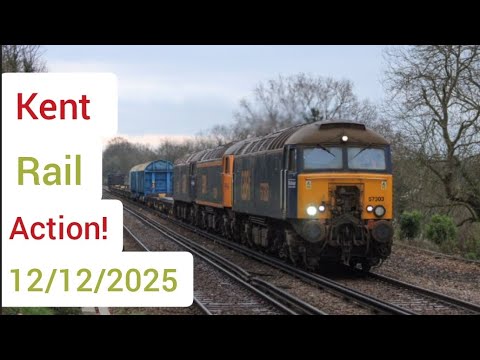 Kent Rail Action at Edenbridge and Lenham 12/12/2025.