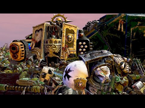 Black Templars & Crimson Fists vs Orks! - Astartes Mod | Warhammer 40K: Dawn of War 2: Retribution