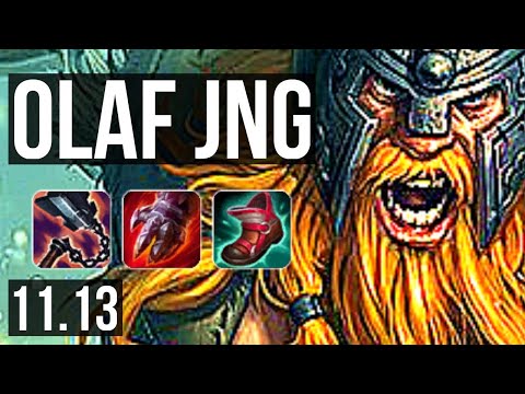 OLAF vs DIANA (JUNGLE) | 68% winrate, 8/2/13, Rank 13 Olaf | KR Challenger | v11.13