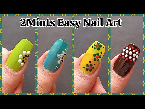 2Mints Easy Nail Art Designs || Uñas 2024 Tendencias ✨️😍 Nail Art Designs For Beginners