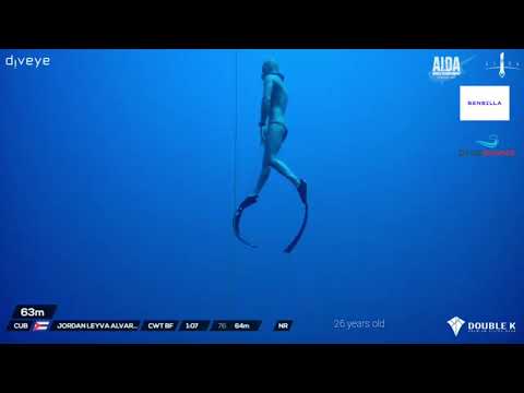 Aida World championship 2021 # national record of Cuba # Jordan Leyva