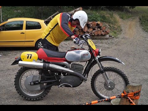 Werksmotorrad MZ ETS 350G bei der Classic-Enduro in Zschopau 2022