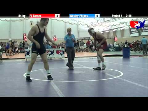 Pj Tasser vs. Wesley Phipps at 2013 ASICS University Nationals - FS
