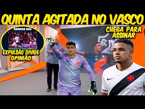 GLOBO ESPORTE RIO💢QUINTA💢EM PARTIDA APÁTICA, VASCO TEM LÉO JARDIM COMO DESTAQUE💢EXPULSÃO💢BRENNER💢E+