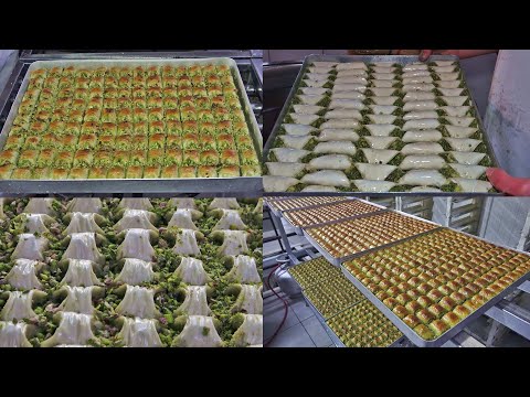 Turkish Baklava Varieties Pistachio And Walnut Wrap Baklava Recipe How To Make Sobiyet And Kadayif