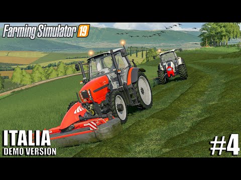 I Worked on the BIGGEST GRASS FIELDS | Farming in Italy | Farming Simulator 19 | Timelapse 4