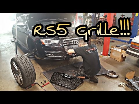 RS5 Grill and Stoptech Brakes Installed