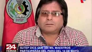 HAMER VILLENA CONTRA EL REINICIO DE LA HUELGA NACIONAL INDEFINIDA DEL 27 DE MAYO 