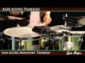 Alex Acuna Signature Timbales by Gon Bops