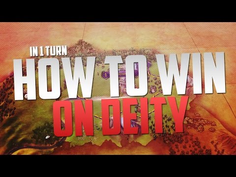 Civilization 6 - How To Win On Deity In 1 Turn