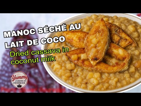 Manioc séché au lait de coco et poisson| mhogo wa nazi