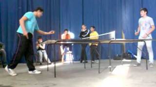 preview picture of video 'Campionatul de ping pong cu elevii din Comuna Liebling'