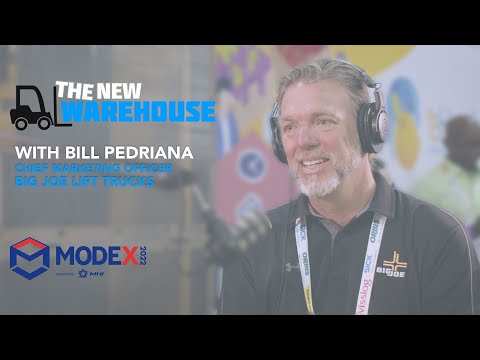 Big Joe Lift Trucks at MODEX 2022 with The New Warehouse Podcast
