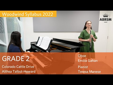 Woodwind Syllabus from 2022 – Colorado Cattle Drive, Althea Talbot-Howard | ABRSM Grade 2 Oboe
