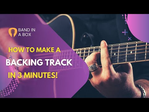 Band in a Box: Quick 3-Minute Backing Track Tutorial (Let It Be)