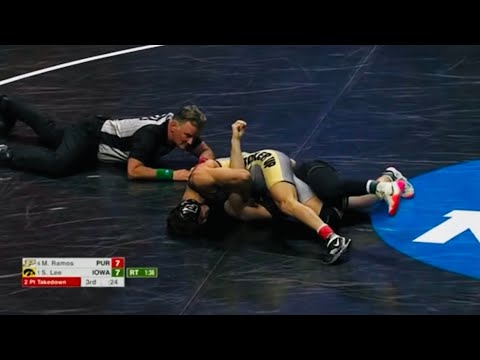 Matt Ramos(PUR) vs Spencer Lee(IOWA) 3/17/23 (Jeff Byers Radio Call)