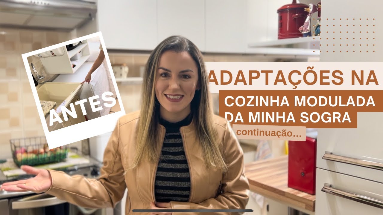 Vem conferir as adaptações que fizemos nessa cozinha modulada