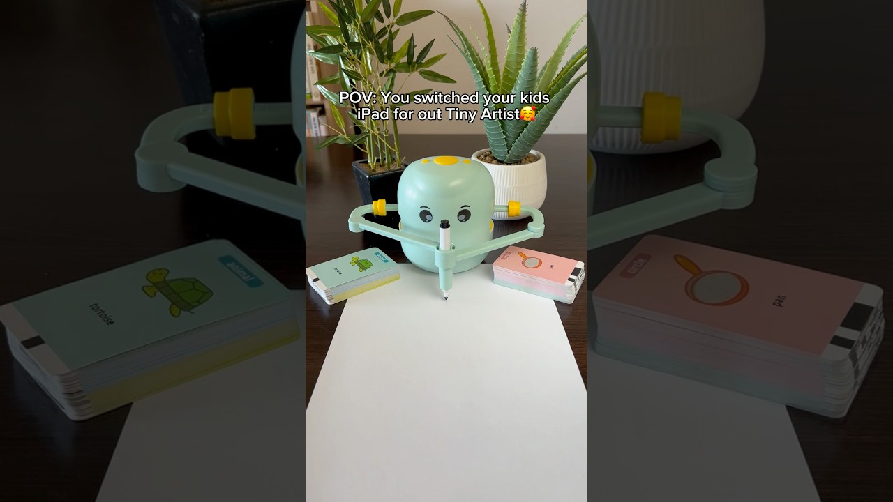 Finally a way kids can learn without staring at a screen!! 🥰 #drawing #education #parenting