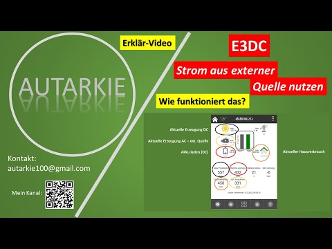 Charging an E3DC battery with an external power source. How does it work? - Autarky - Episode 142