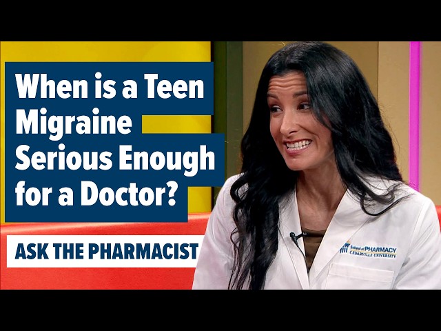 Thumbnail for video titled: When Is a Teen Migraine Serious Enough for a Doctor?