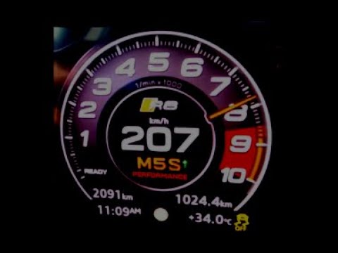 2020 Audi R8 V10 Performance 620 HP Acceleration 0-200 km/h