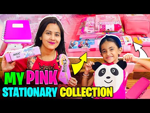 My Pink Stationery Collection 🖊📝✏️ | Personal Stationery Vlog Ep - 193 | Samayra Narula |