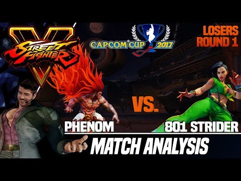 SFV Match Analysis: Capcom Cup 2017 - Phenom vs. 801 Strider