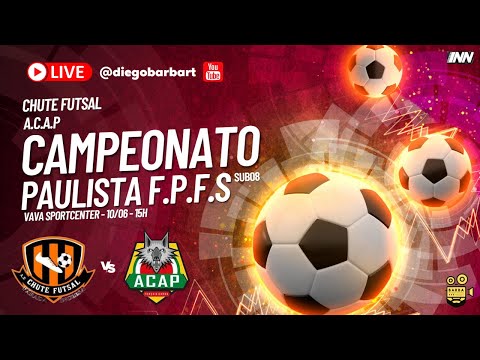 Chute Futsal vs A.C.A.P - Campeonato Paulista de Futsal da F.P.F.S - Categoria sub8